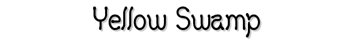 Yellow Swamp font